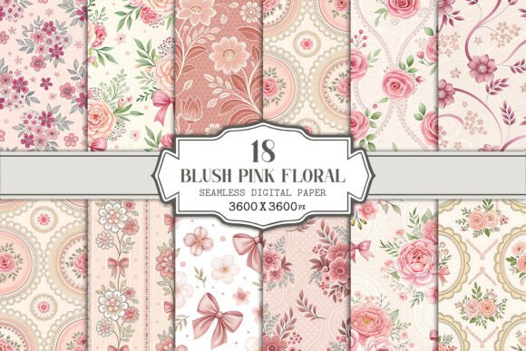 Blush Pink Floral Seamless Pattern: A Strategic Design for Creative and Professional Use