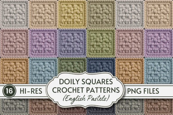 Crochet Pattern Squares English Pastels: A Versatile Digital Resource for Creative Projects