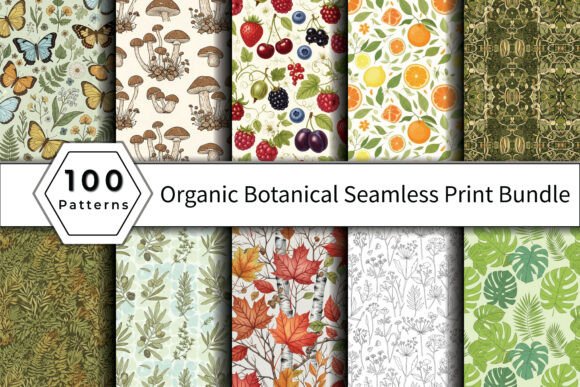 Discover the Beauty and Utility of Organic Botanical Seamless Print