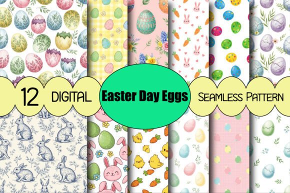 Easter Day Eggs Seamless Pattern: A Creative Celebration for Every Project