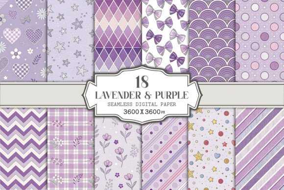 Lavender Purple Seamless Pattern: A Versatile Design for Modern Creativity