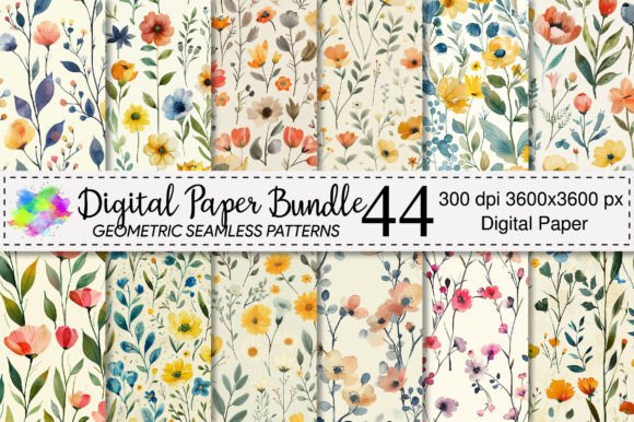Spring Flower Digital Paper