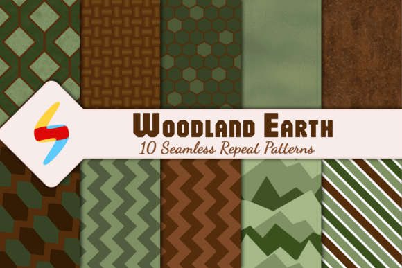 Woodland Earth Pattern Pack: A Natural Design Inspiration